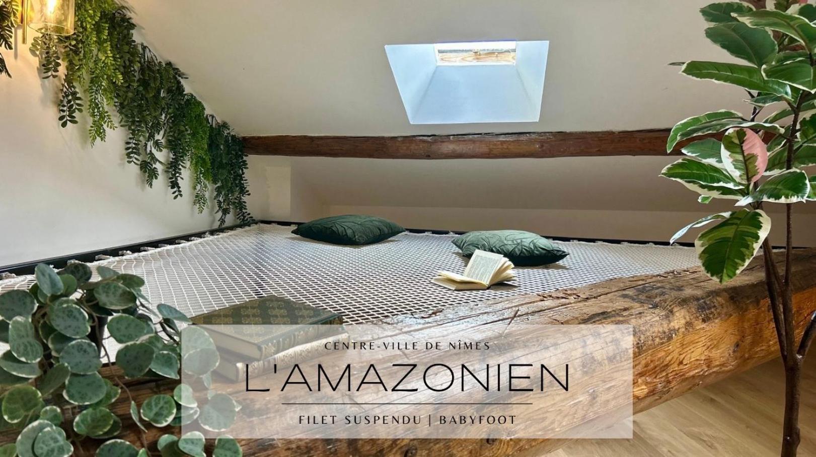 L'Amazonien - Baby-Foot Et Filet De Detente ! Nîmes Zewnętrze zdjęcie